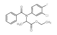 cas no 34029-27-1 is ETHYL 2-(BENZOYL-3-CHLORO-4-FLUOROANILINO)PROPANOATE