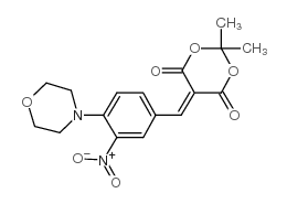 cas no 341935-02-2 is 2,2-DIMETHYL-5-[(4-MORPHOLINO-3-NITROPHENYL)METHYLENE]-1,3-DIOXANE-4,6-DIONE