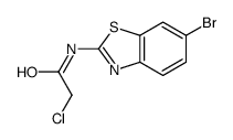 cas no 3427-31-4 is N-(6-BROMO-BENZOTHIAZOL-2-YL)-2-CHLORO-ACETAMIDE