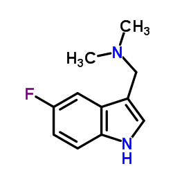 cas no 343-90-8 is 1-(5-Fluoro-1H-indol-3-yl)-N,N-dimethylmethanamine