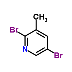 cas no 3430-18-0 is 2,5-Dibromo-3-methylpyridine