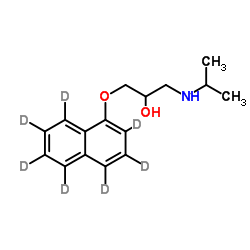 cas no 344298-99-3 is dl-propranolol-d7 (ring-d7)