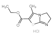 cas no 34467-12-4 is ETHYL 3-METHYL-5,6-DIHYDROIMIDAZO[2,1-B][1,3]THIAZOLE-2-CARBOXYLATE HYDROCHLORIDE
