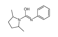 cas no 34484-77-0 is 2,5-dimethyl-N-phenyl-pyrrolidine-1-carboxamide