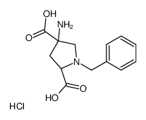 cas no 345296-09-5 is (2R,4R)-1-BENZYL-4-AMINO-PYRROLIDINE-2,4-DICARBOXYLIC ACID HCL