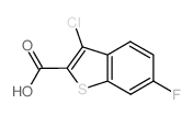 cas no 34576-92-6 is 3-chloro-6-fluorobenzo(b)thiophene-2-ca&