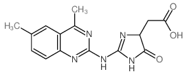 cas no 345951-23-7 is [2-(4,6-DIMETHYL-QUINAZOLIN-2-YLAMINO)-5-OXO-4,5-DIHYDRO-1H-IMIDAZOL-4-YL]-ACETIC ACID