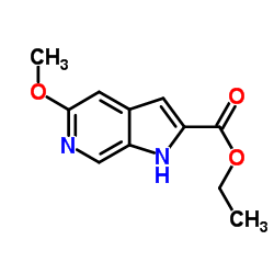 cas no 3469-63-4 is ETHYL 5-METHOXY-1H-PYRROLO[2, 3-C]PYRIDINE-2-CARBOXYLATE