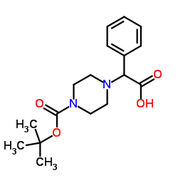 cas no 347186-49-6 is 2-(4-Boc-Piperazinyl)-2-phenylacetic acid