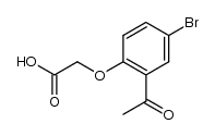 cas no 34849-51-9 is (2-acetyl-4-bromophenoxy)acetic acid