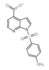 cas no 348640-03-9 is 1H-Pyrrolo[2,3-b]pyridine, 1-[(4-methylphenyl)sulfonyl]-4-nitro-