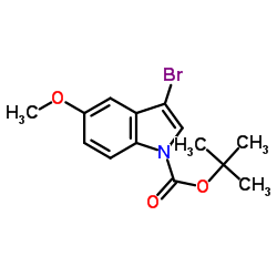 cas no 348640-11-9 is 1-Boc-3-Bromo-5-methoxyindole