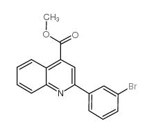 cas no 350989-85-4 is 2-(3-BROMO-PHENYL)-QUINOLINE-4-CARBOXYLIC ACID METHYL ESTER