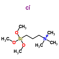 cas no 35141-36-7 is N-Trimethoxysilylpropyl-N,N,N-Trimethyl Ammonium Chloride