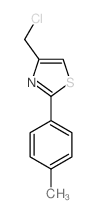 cas no 35199-18-9 is 4-(CHLOROMETHYL)-2-(4-METHYLPHENYL)-1,3-THIAZOLE HYDROCHLORIDE