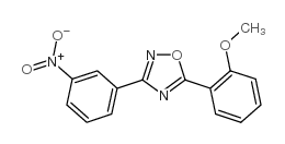 cas no 352341-25-4 is 5-(2-Methoxyphenyl)-3-(3-nitrophenyl)-1,2,4-oxadiazole