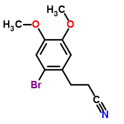 cas no 35249-62-8 is 3-(2-Bromo-4,5-dimethoxyphenyl)propanenitrile