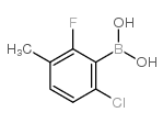 cas no 352535-86-5 is 2-CHLORO-6-FLUORO-5-METHYLPHENYLBORONIC ACID