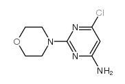 cas no 3549-05-1 is 6-CHLORO-2-(4-MORPHOLINYL)-4-PYRIMIDINAMINE