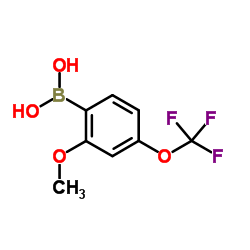 cas no 355836-10-1 is 2-Methoxy-4-(trifluoromethoxy)-phenylboronic acid