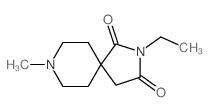 cas no 3576-73-6 is 2,8-Diazaspiro[4.5]decane-1,3-dione,2-ethyl-8-methyl-