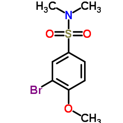 cas no 358665-70-0 is 3-Bromo-4-methoxy-N,N-dimethylbenzenesulfonamide