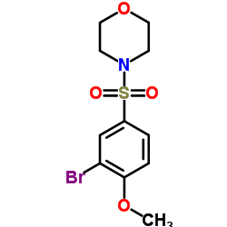 cas no 358665-74-4 is 4-[(3-Bromo-4-methoxyphenyl)sulfonyl]morpholine