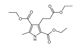 cas no 361380-78-1 is 3-(2-ETHOXYCARBONYL-ETHYL)-5-METHYL-1H-PYRROLE-2,4-DICARBOXYLICACIDDIETHYLESTER