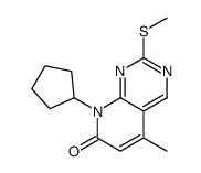 cas no 362656-23-3 is 8-cyclopentyl-5-Methyl-2-(Methylthio)pyrido[2,3-d]pyrimidin-7(8H)-one