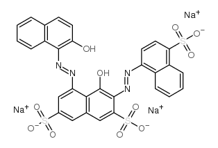 cas no 3682-47-1 is 2,7-Naphthalenedisulfonicacid,4-hydroxy-5-[2-(2-hydroxy-1-naphthalenyl)diazenyl]-3-[2-(4-sulfo-1-naphthalenyl)diazenyl]-,sodium salt (1:3)