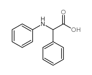 cas no 3684-12-6 is Benzeneacetic acid, a-(phenylamino)-
