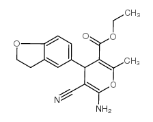 cas no 368870-00-2 is ethyl 6-amino-5-cyano-4-(2,3-dihydro-1-benzofuran-5-yl)-2-methyl-4h-pyran-3-carboxylate