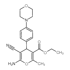 cas no 368870-01-3 is ETHYL 6-AMINO-5-CYANO-2-METHYL-4-(4-MORPHOLINOPHENYL)-4H-PYRAN-3-CARBOXYLATE