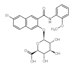 cas no 37-87-6 is NAPHTHOL AS-BI BETA-D-GLUCURONIC ACID