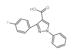 cas no 370098-34-3 is 3-(4-FLUORO-PHENYL)-1-PHENYL-1H-PYRAZOLE-4-CARBOXYLIC ACID