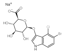 cas no 370100-64-4 is 5-BROMO-4-CHLORO-3-INDOLYL B-D-GLUCURONIDE SODIUM SALT TRIHYDRATE