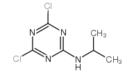 cas no 3703-10-4 is 1,3,5-Triazin-2-amine, 4,6-dichloro-N-(1-methylethyl)-