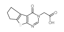 cas no 371206-03-0 is 2-(4-OXO-4,5,6,7-TETRAHYDRO-3H-CYCLOPENTA[4,5]THIENO[2,3-D]PYRIMIDIN-3-YL)ACETIC ACID