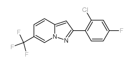 cas no 372122-57-1 is 2-(2-chloro-4-fluorophenyl)-6-(trifluoromethyl)pyrazolo[1,5-a]pyridine