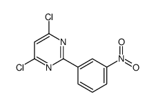 cas no 3740-91-8 is 4,6-dichloro-2-(3-nitrophenyl)pyrimidine