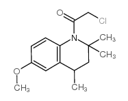 cas no 376371-15-2 is 2-Chloro-1-(6-methoxy-2,2,4-trimethyl-3,4-dihydro-2H-quinolin-1-yl)-ethanone