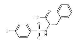 cas no 37642-61-8 is 2-([(4-bromophenyl)sulfonyl]amino)-3-phenylpropanoic acid