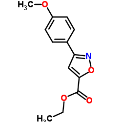 cas no 376623-69-7 is Ethyl 3-(4-methoxyphenyl)isoxazole-5-carboxylate
