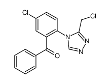 cas no 37945-06-5 is [5-chloro-2-[3-(chloromethyl)-4H-1,2,4-triazol-4-yl]phenyl] phenyl ketone