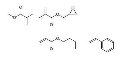 cas no 37953-21-2 is butyl prop-2-enoate,methyl 2-methylprop-2-enoate,oxiran-2-ylmethyl 2-methylprop-2-enoate,styrene