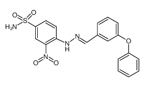 cas no 379724-03-5 is 3-nitro-4-(2-(3-phenoxybenzylidene)hydrazinyl)benzenesulfonamide