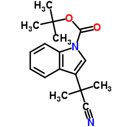 cas no 380626-46-0 is 1H-Indole-1-carboxylicacid,3-(1-cyano-1-methylethyl)-,1,1-dimethylethylester