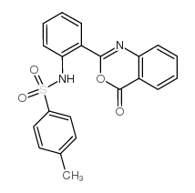cas no 3808-20-6 is N-[2-(4-oxo-4H-3,1-benzoxazin-2-yl)phenyl]-p-toluenesulphonamide
