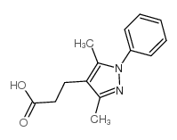 cas no 381697-36-5 is 3-(3,5-Dimethyl-1-phenyl-1H-pyrazol-4-yl)propionic acid