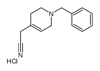 cas no 383193-59-7 is 2-(1-BENZYL-1,2,3,6-TETRAHYDROPYRIDIN-4-YL)ACETONITRILE HYDROCHLORIDE